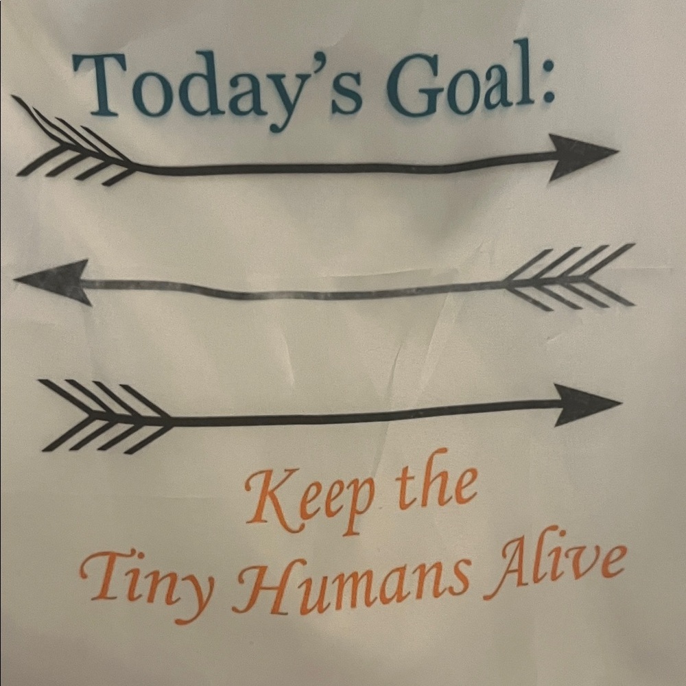 Motivational mom tote